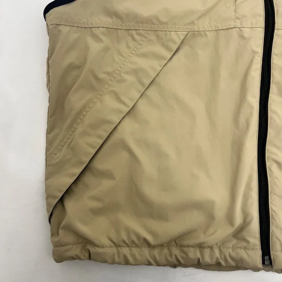 Eddie Bauer Mens Size L Tall Vest Kahki Tan Full Zip Outdoor Outfitter Full Zip‎ - Picture 5 of 16